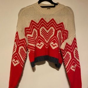 Free people cropped sweater